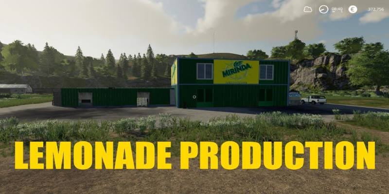 Производство лимонада LEMONADE PRODUCTION V1.0.1 для Farming Simulator 2019