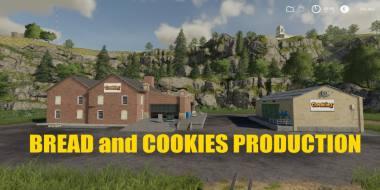 Производство хлеба и печенья BREAD AND COOKIES PRODUCTION V1.0.6 для Farming Simulator 2019