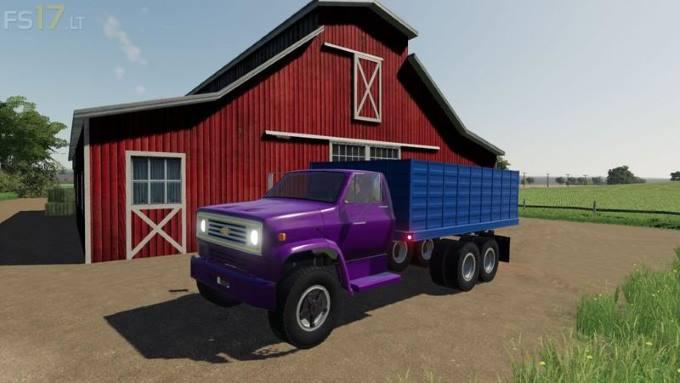 Грузовик CHEVROLET C70 TANDEM GRAIN TRUCK V1.0 для Farming Simulator 2019