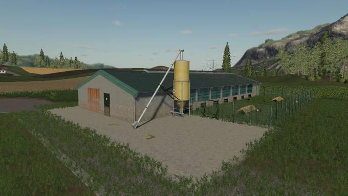 Курятник LAYING HENHOUSE V1.1.0.0 для Farming Simulator 2019