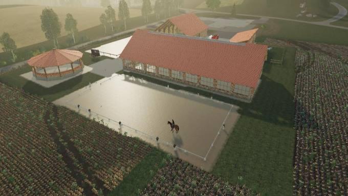Конюшня RIDINGFACILITY V1.1.0.0 для Farming Simulator 2019