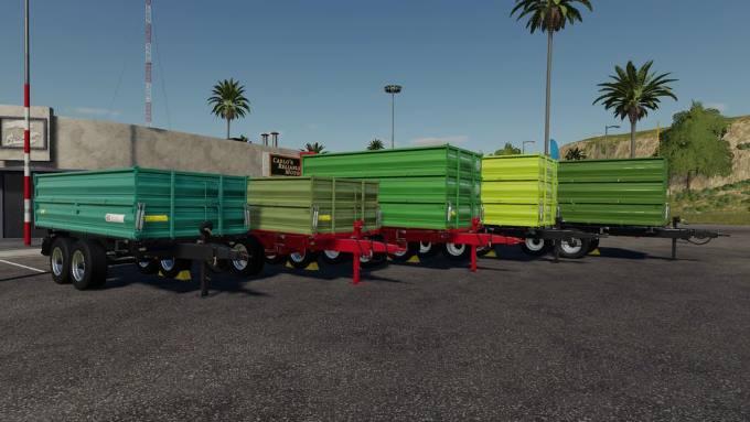 Пак прицепов MUENZ TRAILER PACK V1.0.0.1 для Farming Simulator 2019