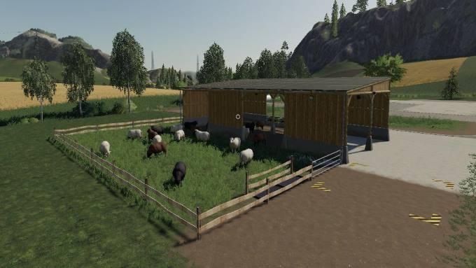 Овчарня SHEEPFOLD V1.1.0.0 для Farming Simulator 2019