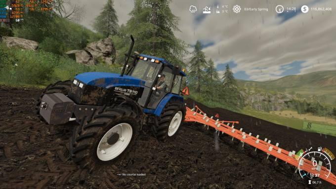 Трактор NEW HOLLAND TS SERIES V1.0 для Farming Simulator 2019