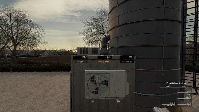 Кормосмеситель TOTAL MIXED RATION SILO V1.0 для Farming Simulator 2019