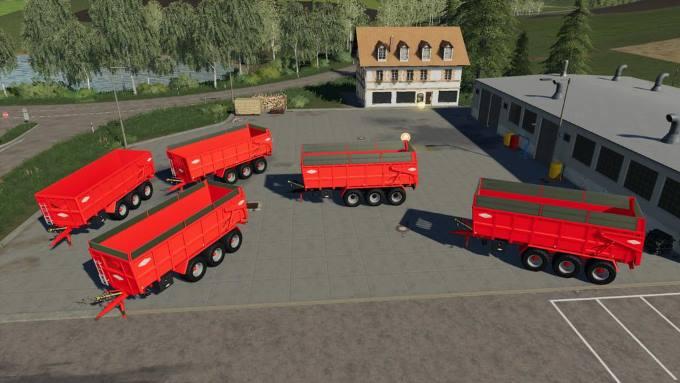 Прицеп ORENGE ORM 240C V1.0.0.0 для Farming Simulator 2019