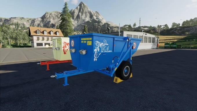 Прицеп ПС 6 v 1.0 для Farming Simulator 2019
