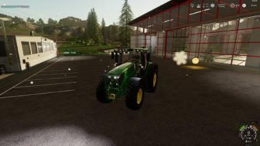 Трактор JOHN DEERE 6R SERIES V2.0.0.0 для Farming Simulator 2019