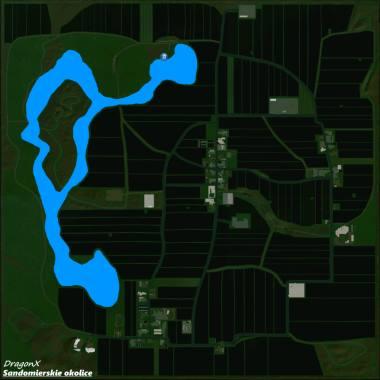 Карта SANDOMIERSKIE OKOLICE SEASONS V1.0 для Farming Simulator 2019