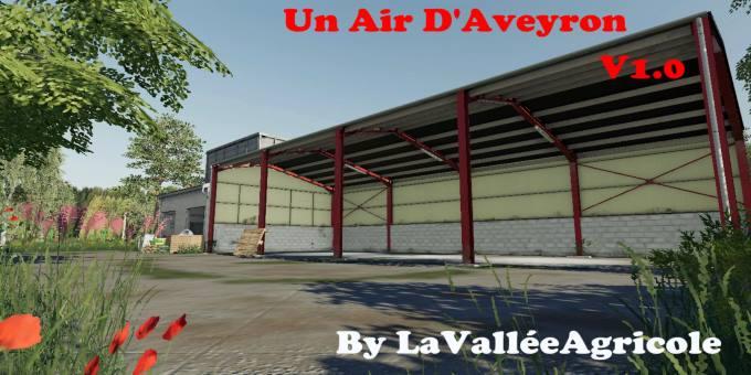 Карта UN AIR D'AVEYRON V1.0 для Farming Simulator 2019