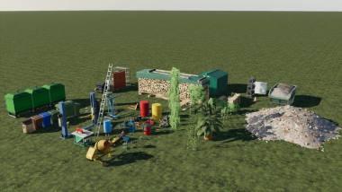Объекты GE BIG DECO PACK (PREFAB) V1.0.0.0 для Farming Simulator 2019