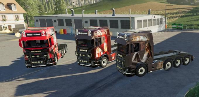 Тягач SCANIA 6X6 V1.0.0.0 для Farming Simulator 2019