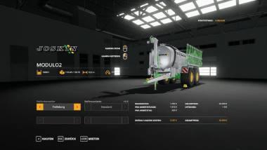 Разбрасыватель жидкого навоза JOSKIN MODULO 2 V1.0.0.0 для Farming Simulator 2019