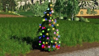 Новогодняя елка CHRISTMAS PACK V1.0.0.0 для Farming Simulator 2019