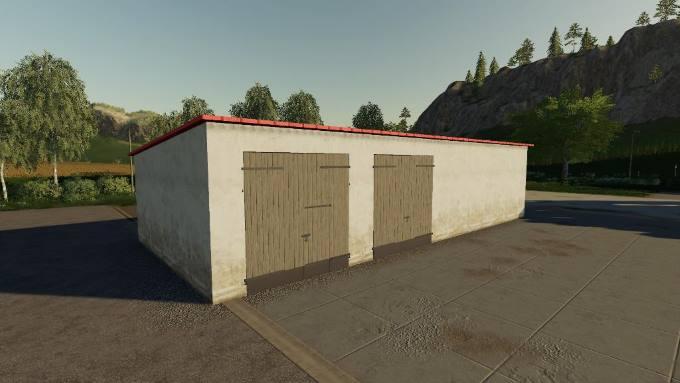 Гараж GRAIN STORAGE V1.0.0.0 для Farming Simulator 2019