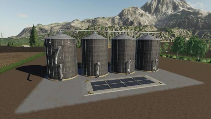 Хранилище PLACEABLE FARM SILO V1.0.0.0 для Farming Simulator 2019