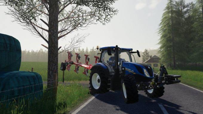 Трактор NEW HOLLAND T5 AUTOCOMMAND V1.0 для Farming Simulator 2019