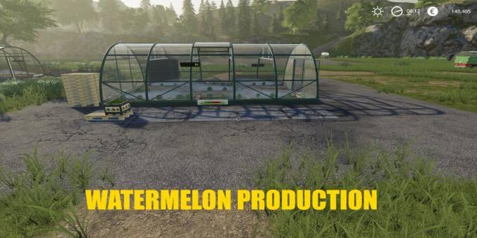 Производство арбузов WATEREMELON PRODUCTION V1.0 для Farming Simulator 2019