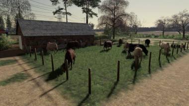 Коровник OBORA STANOWISKOWA V1.0.0.0 для Farming Simulator 2019