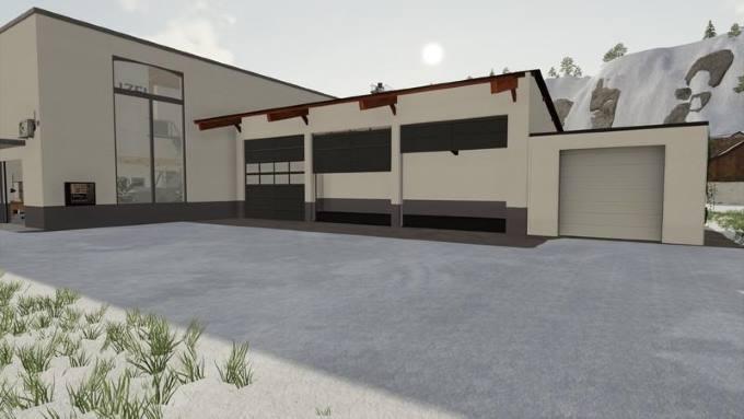 Полицейский участок FS19 POLICE STATION V1.0.0.0 для Farming Simulator 2019