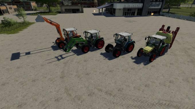 Трактор FENDT 380 GTA TURBO V1.0 для Farming Simulator 2019