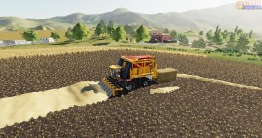 Самоходный тюкопресс CASEIH MODULE EXPRESS 635 BALER V1.0 для Farming Simulator 2019