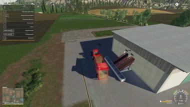 Хранилище HOT ERDFRUCHTELAGER V1.1 для Farming Simulator 2019