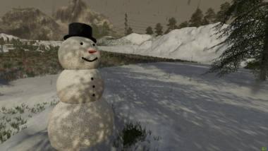 Снеговик SNOWMAN V1.0.0.0 для Farming Simulator 2019