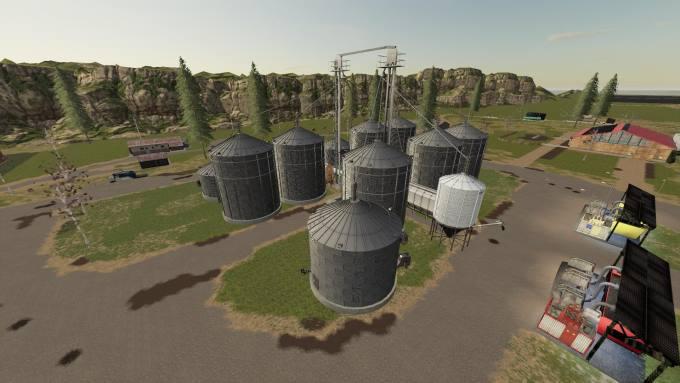 Мультифруктовое хранилище MULTI SILO PEASANTVILLE V1.1 для Farming Simulator 2019
