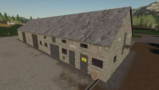 Сарай POLISH BRICK BARN V1.0.0.0 для Farming Simulator 2019