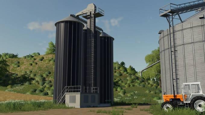 Дополнительное хранилище GRAIN SILO EXTENSION V1.0.0.0 для Farming Simulator 2019