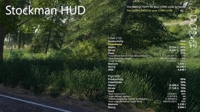 Скрипт STOCKMAN V1.2.1 для Farming Simulator 2019
