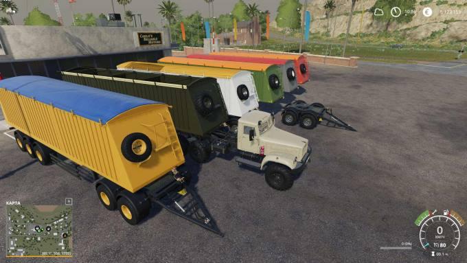 Полуприцеп Днестр 935702 v 1.0 для Farming Simulator 2019