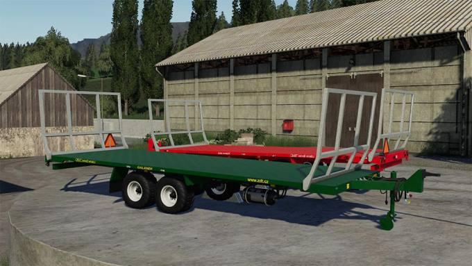 Прицеп для тюков ZDT NS11 V GALANEK V1.0.0.0 для Farming Simulator 2019