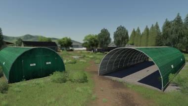 Пак ангаров STORAGE TUNNEL EASYSHEDS V1.0.0.0 для Farming Simulator 2019