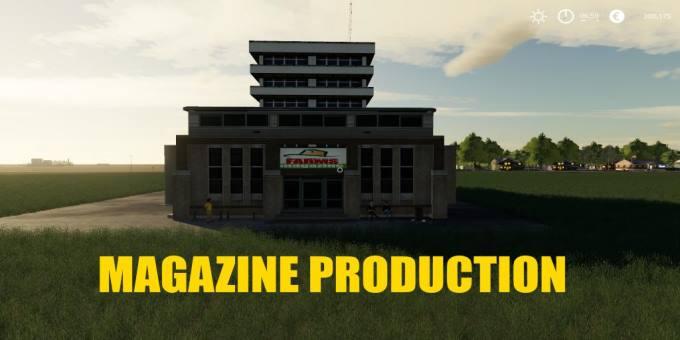 Производство журналов MAGAZINE PRODUCTION V1.0 для Farming Simulator 2019
