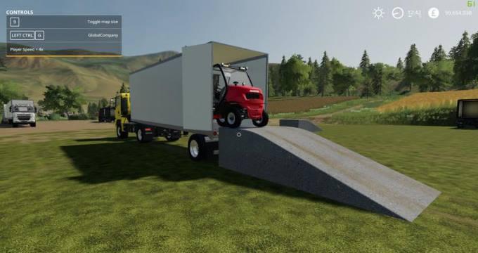 Рампа SMALL RAMP V1.0.0.0 для Farming Simulator 2019