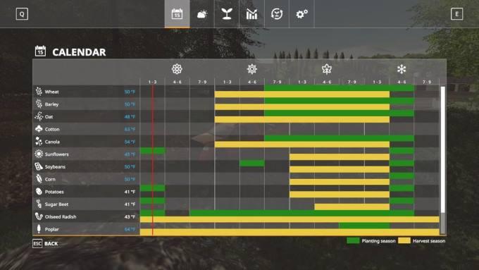 Климат SEASONS GEO: OHIO U.S.A V1.1.0.0 для Farming Simulator 2019