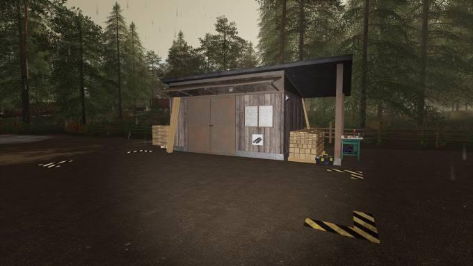 Точка продажи досок BOARD SELLING POINT V1.2 для Farming Simulator 2019