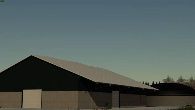 Гараж MACHINERY SHED V1.0.0.2 для Farming Simulator 2019