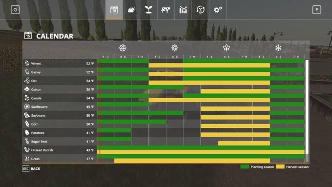 Климат SEASONS GEO: CALIFORNIA V1.1.0.0 для Farming Simulator 2019