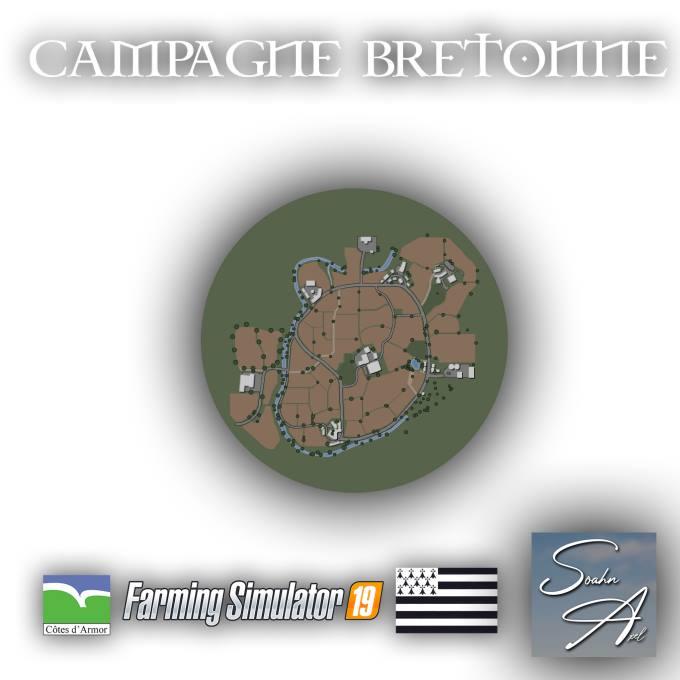 Карта CAMPAGNE BRETONNE V2.0.0.0 для Farming Simulator 2019