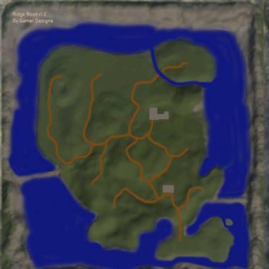 Карта RIDGE ROAD MAP V1.0.0.0 для Farming Simulator 2019