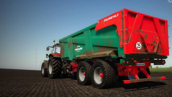 Прицеп DEGUILLAUME FELINE 18.2 V1.0.0.0 для Farming Simulator 2019