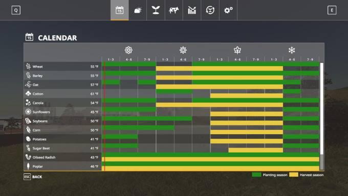 Климат SEASONS GEO: ALABAMA V1.0.0.0 для Farming Simulator 2019