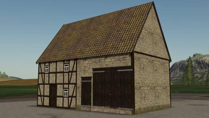 Дом KLEINES FACHWERKBAUERNHAUS V1.0 для Farming Simulator 2019
