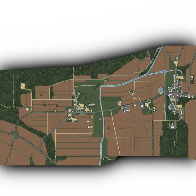 Карта MAZOWIECKA NIZINA V1.0.0.0для Farming Simulator 2019
