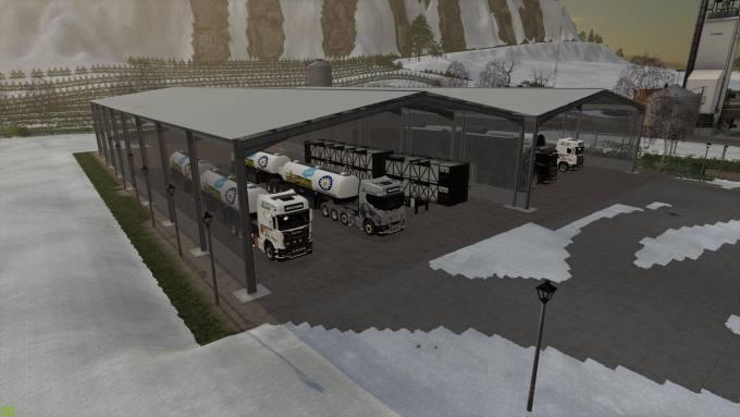 Навес EASY SHED LANTMANENFS V1.0 для Farming Simulator 2019