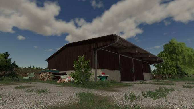 Гараж FIELDHALL V1.0.0.0 для Farming Simulator 2019