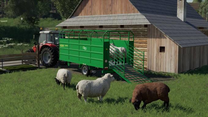 Прицеп скотовоз ZDT NS5PZ GARANT V1.0.0.0 для Farming Simulator 2019